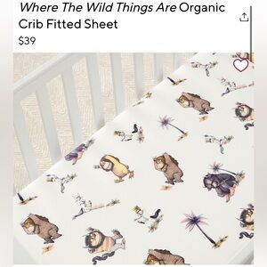 Where The Wild Things Are Fitted Sheet